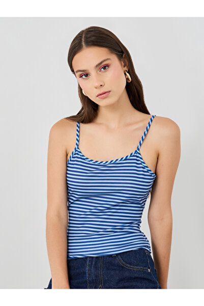 Styli Striped Strappy Top