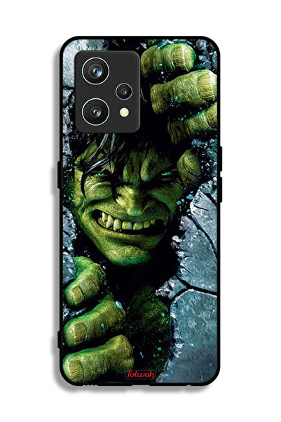 Tolwak غطاء حماية لهاتف Realme 9 Pro Plus بتصميم هالك المذهل