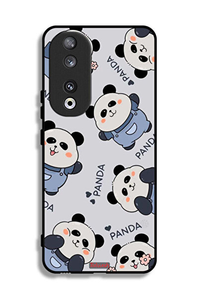 Tolwak غطاء حماية لهاتف Honor 90 بنمط الباندا