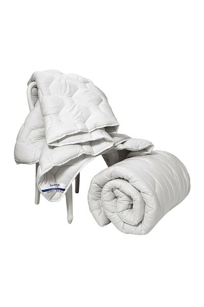ALCAM Duvet, Sanimed® 180x200 Cm, Quilted Microfiber, 250g/sqm Filling With Silverplus® Treatment