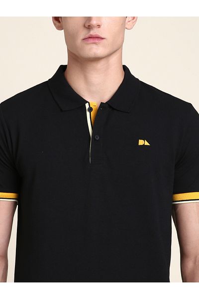 Dennis Lingo By Styli Logo Detail Slim Fit Polo