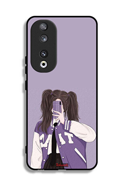 Tolwak غطاء حماية لهاتف Honor 90 لالتقاط صور سيلفي