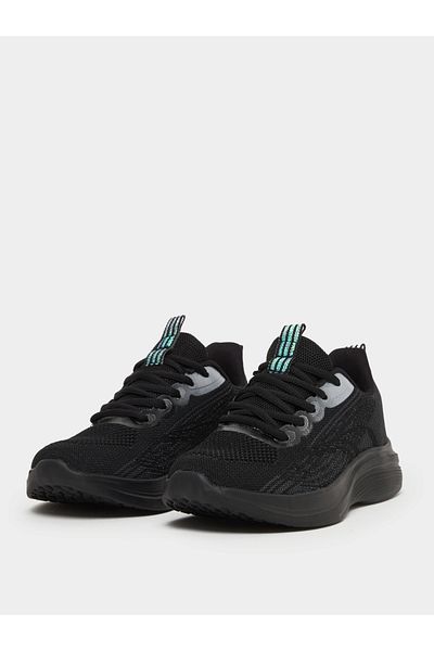 Styli Textured Mesh Lace Up Sneakers