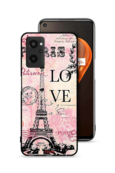 Tolwak غطاء حماية لهاتف Realme 9i 4G بطبعة باريس لوف