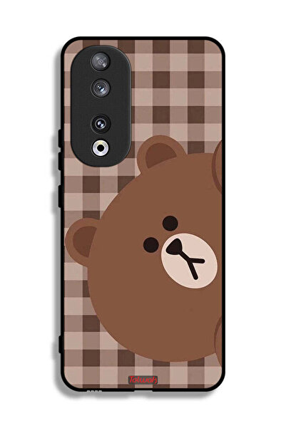 Tolwak غطاء حماية لهاتف Honor 90 على شكل دب تيدي