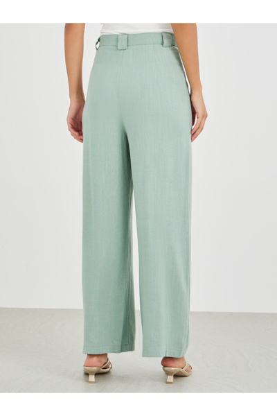 Styli Mid Rise Wide Leg Pants