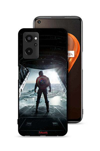 Tolwak غطاء حماية لهاتف Realme 9i 4G بتصميم صورة كابتن أمريكا
