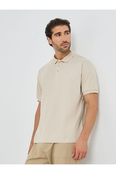 Styli Solid Regular Fit Polo Neck T-Shirt
