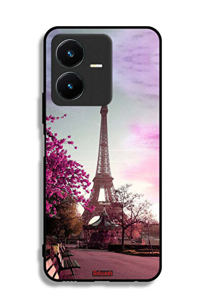 Tolwak غطاء حماية لهاتف Vivo Y22 بتصميم برج إيفل