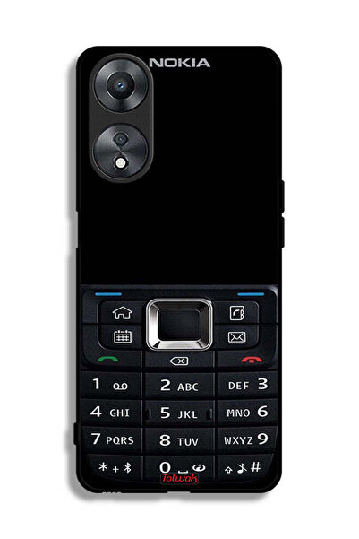 Tolwak غطاء حماية لهاتف Oppo A58 5G بنمط هاتف قديم
