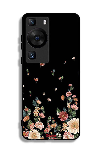 Tolwak غطاء حماية لهاتف هواوي بي 60 برو مع زهور صغيرة في الأسفل