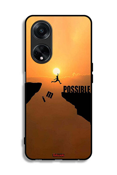 Tolwak غطاء حماية لهاتف Oppo A1 5G مطبوع عليه عبارة "أنا ممكن"