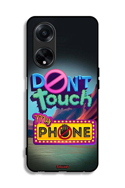 Tolwak Oppo A98 5G Protective Case Cover Do Not Touch My Phone