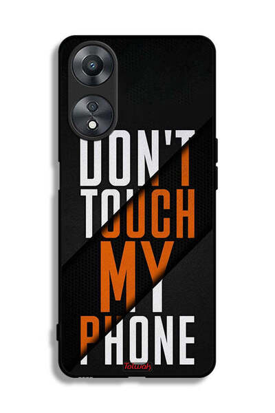 Tolwak غطاء حماية لهاتف Oppo A58 5G لا تلمس هاتفي