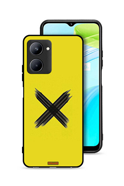 Tolwak Realme C33 Protective Case Cover X Pattern