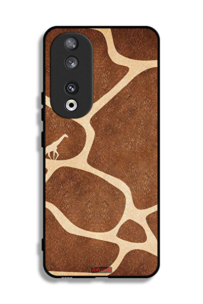 Tolwak غطاء حماية لهاتف Honor 90 بتصميم زرافة