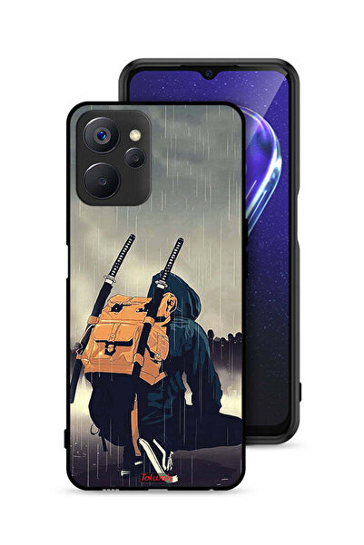 Tolwak غطاء حماية لهاتف Realme 9i 5G، رسمة سيف ساموراي رقمية