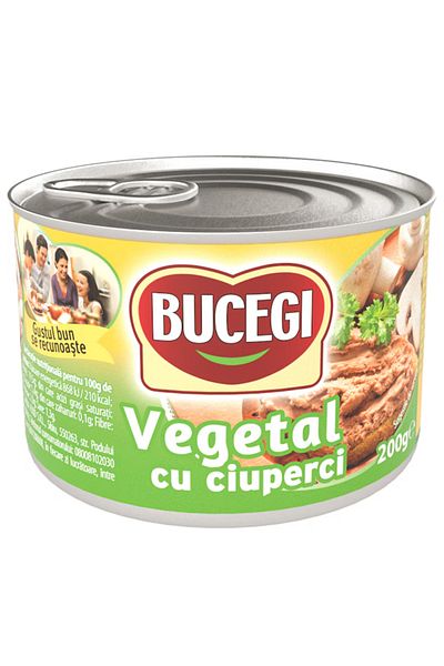 Bucegi Vegetable pate with Bucegi mushrooms, 200g