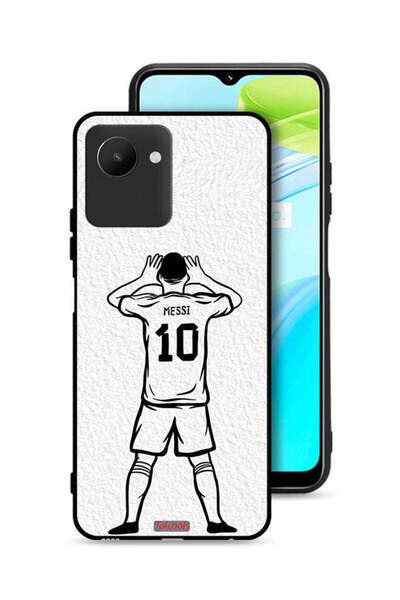 Tolwak غطاء حماية لهاتف Realme C30s - رسم ميسي