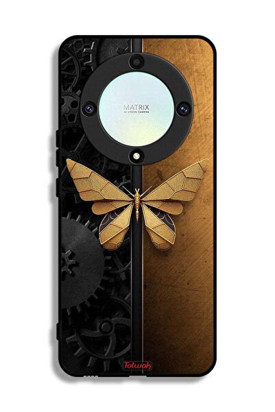 Tolwak غطاء حماية لهاتف Honor X9a - فراشة فولاذية