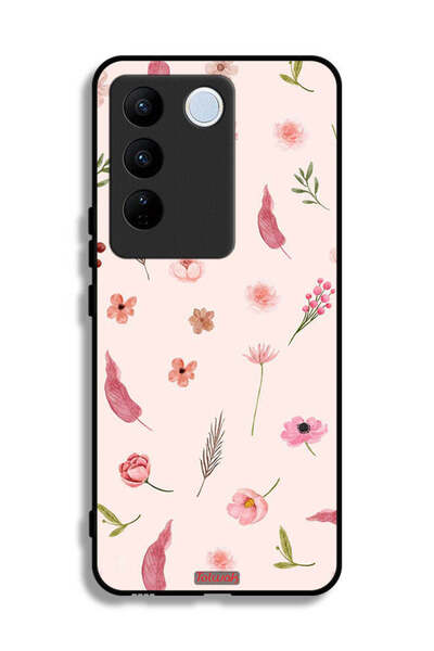 Tolwak غطاء حماية لهاتف Vivo S16 بنقشة أوراق وورود