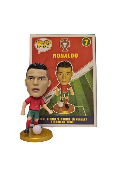 ANGMAD Cristiano Ronaldo Figurine, 10 cm, Multicolor, Articulated