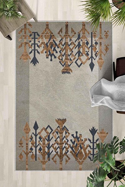 Monnhein Covor lavabil cu bază anti-alunecare – Covor modern cu imprimare dig...