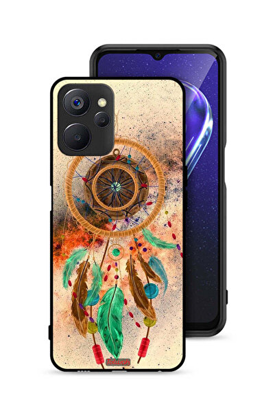 Tolwak غطاء حماية لهاتف Realme 9i 5G بتصميم ماندالا ريش معلق