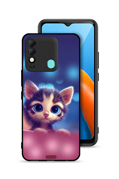 Tolwak غطاء حماية لهاتف تكنو سبارك 8 بتصميم قطة صغيرة