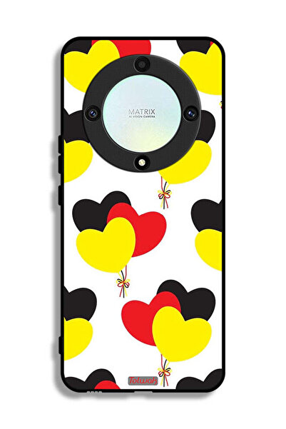 Tolwak Honor X9a Protective Case Cover Three Hearts Bunch