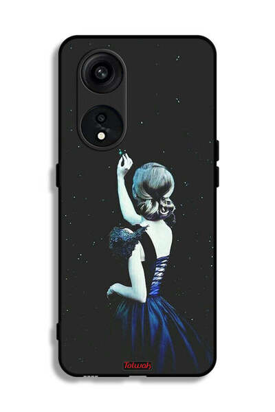 Tolwak غطاء حماية لهاتف Oppo Reno 8T 5G بنقشة نجمة مؤثرة