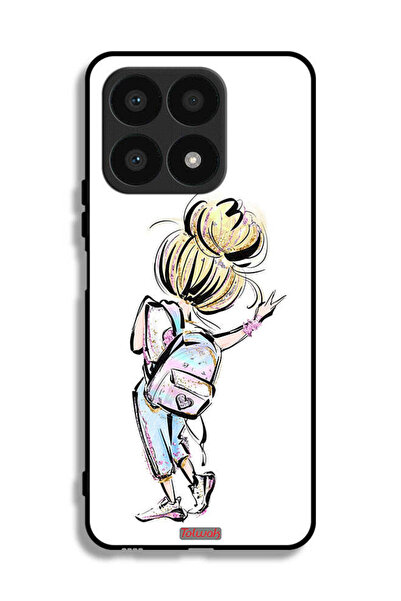 Tolwak غطاء حماية Honor X8a بتصميم فتاة المدرسة