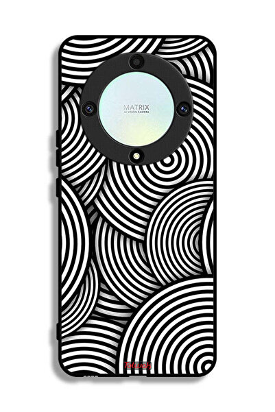 Tolwak غطاء حماية لهاتف Honor X9a بنمط دوائر وهمية