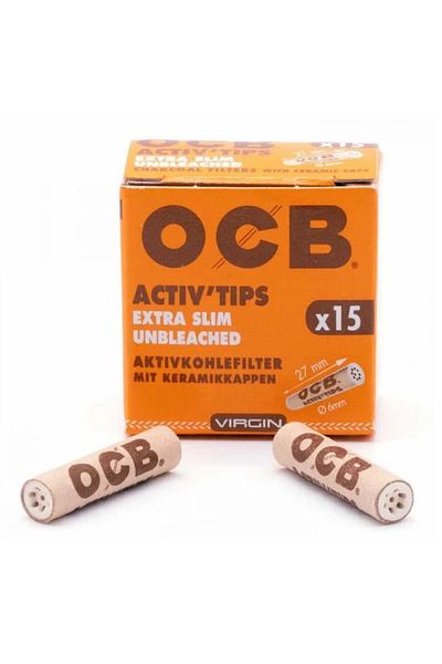 OCB Filtre cu Carbune activ OCB Virgin Nealbite Extra Slim 6mm x15