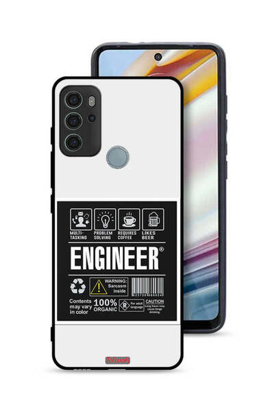 Tolwak غطاء حماية لهاتف موتورولا موتو جي 60 إس - ملصق مهندس