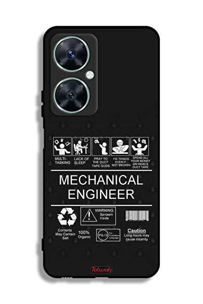 Tolwak غطاء حماية لهاتف هواوي نوفا 11i، ملصق مهندس ميكانيكي