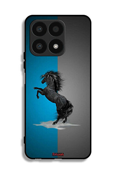 Tolwak غطاء حماية لهاتف Honor X8a بتصميم حصان