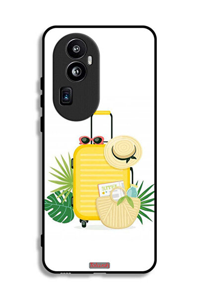 Tolwak غطاء حماية لهاتف Oppo Reno10 Pro Plus - فن رقمي صيفي