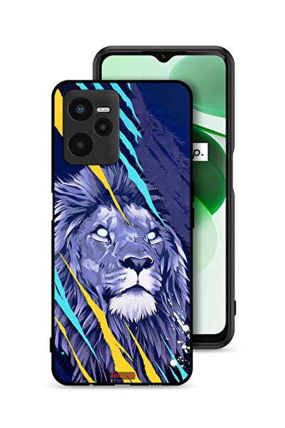 Tolwak Realme C35 Protective Case Cover Lion King
