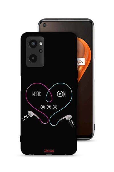 Tolwak Realme 9i 4G Protective Case Cover Music On