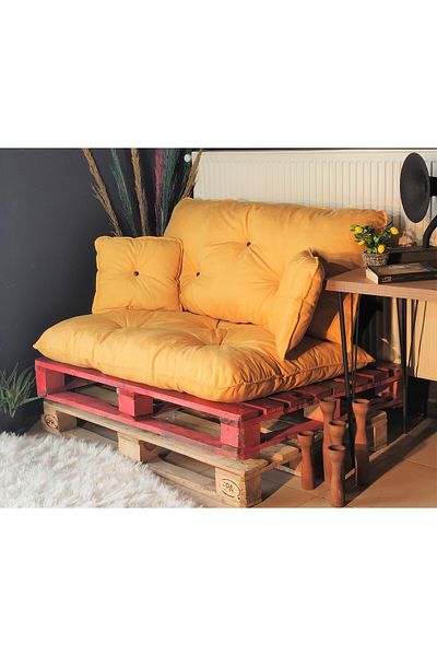 COLORMİX Moscowa, Floor Cushion, Garden Cushion, Balcony Cushion, Cushion, 4 Piece Cushion,