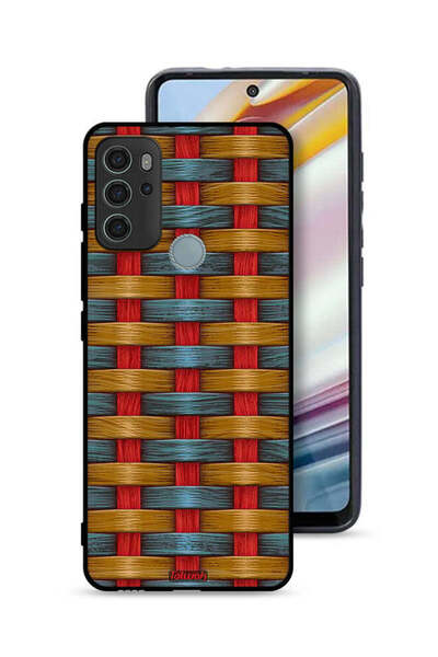 Tolwak غطاء حماية لهاتف موتورولا موتو جي 60 إس بنمط فني وشرائط