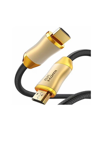 Fatorm Cablu HDMI 2.1 Fatorm, 2 m, 8K, auriu, negru