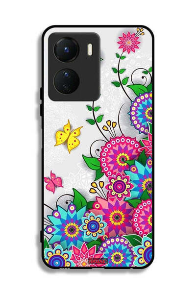 Tolwak غطاء حماية لهاتف Vivo Y16 - زهور ماندالا