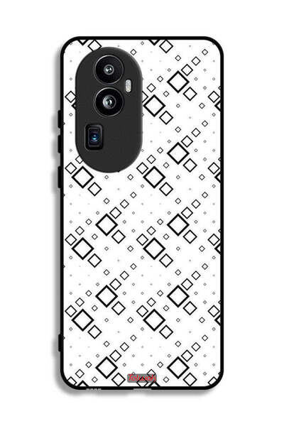 Tolwak غطاء حماية لهاتف Oppo Reno10 Pro Plus - مربع - فن تجريدي رقمي