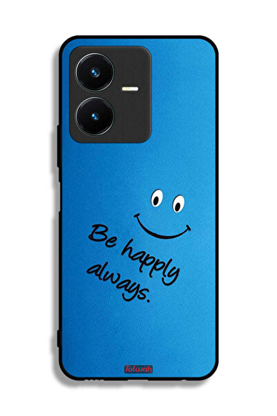 Tolwak غطاء حماية لهاتف Vivo Y22 كن سعيدًا دائمًا