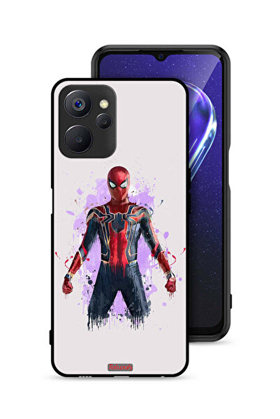 Tolwak غطاء حماية لهاتف Realme 9i 5G بتصميم العنكبوت الحديدي