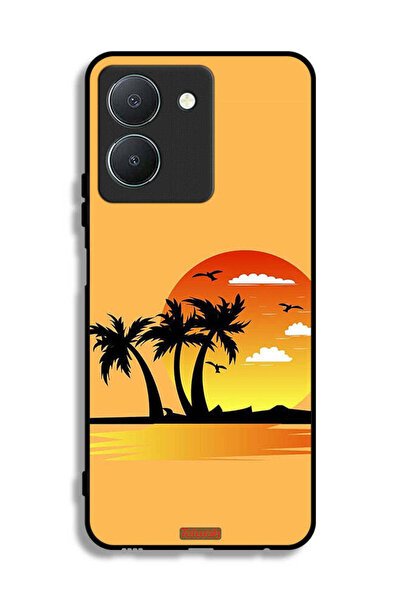 Tolwak Vivo Y36 4G Protective Case Cover Drawing Abstract Design