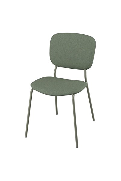 IKEA döşemeli sandalye, yeşil-tibbleby gri yeşil
