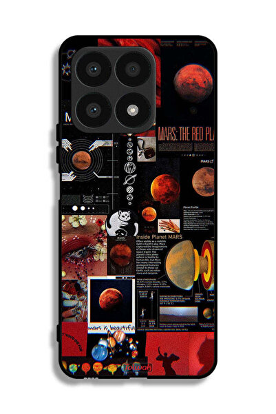 Tolwak Honor X8a Protective Case Cover Mars Art